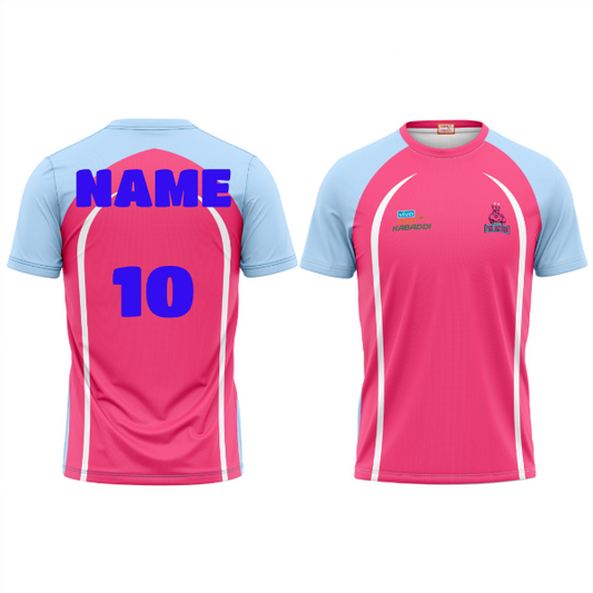 Next Print Customised Kabaddi Jaipur Pink Panthers Jersey