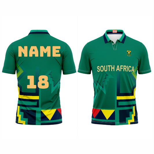 Next Print Customised South Africa Cricket Jersey.