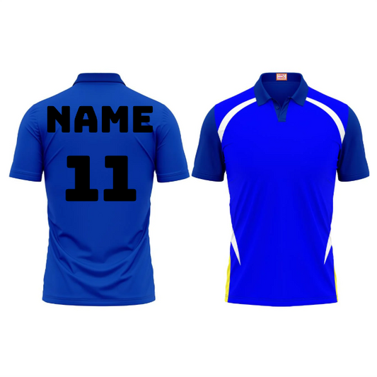 Next Print Customized Polo Neck Royal Blue Jersey NPTS49
