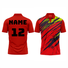 Next print Red Polo Neck Half Sleeve T Shirt E189