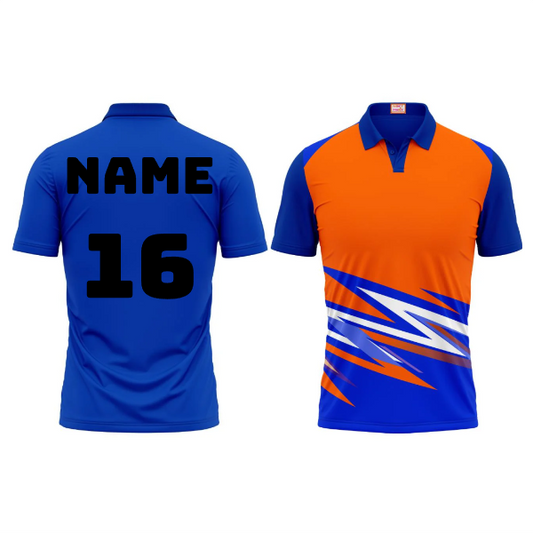 Next Print Customized Polo Neck Royal Blue Jersey NPTS46