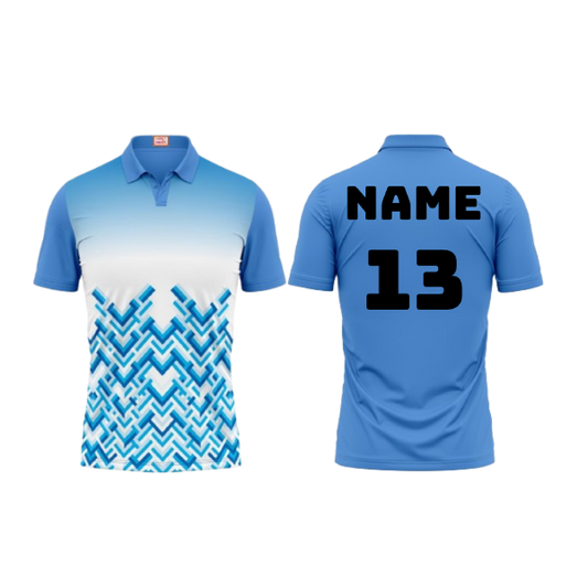 Next Print Customized Polo Neck Skyblue Jersey Design 46