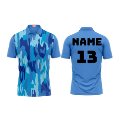 Next Print Customized Polo Neck Skyblue Jersey Design 45