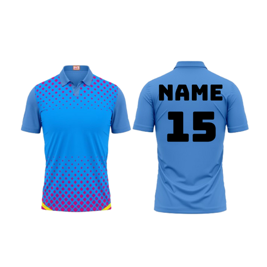 Next Print Customized Polo Neck Skyblue Jersey Design 44