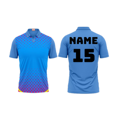 Next Print Customized Polo Neck Skyblue Jersey Design 44