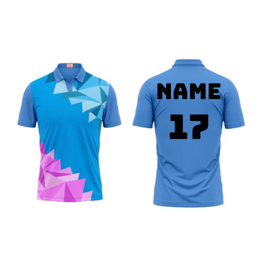 Next Print Customized Polo Neck Skyblue Jersey Design 41