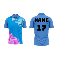 Next Print Customized Polo Neck Skyblue Jersey Design 41
