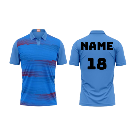Next Print Customized Polo Neck Skyblue Jersey Design 38
