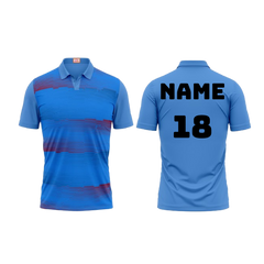 Next Print Customized Polo Neck Skyblue Jersey Design 38