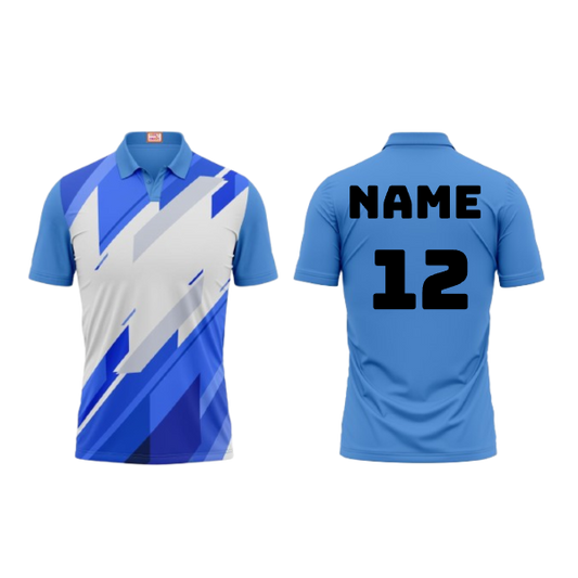 Next Print Customized Polo Neck Skyblue Jersey Design 33