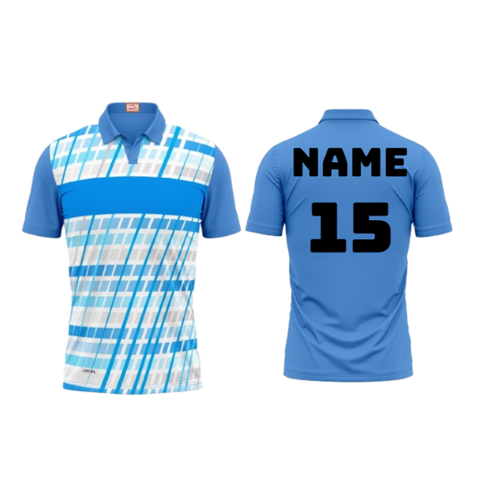 Next Print Customized Polo Neck Skyblue Jersey Design 31
