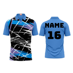 Next Print Customized Polo Neck Skyblue Jersey Design 30