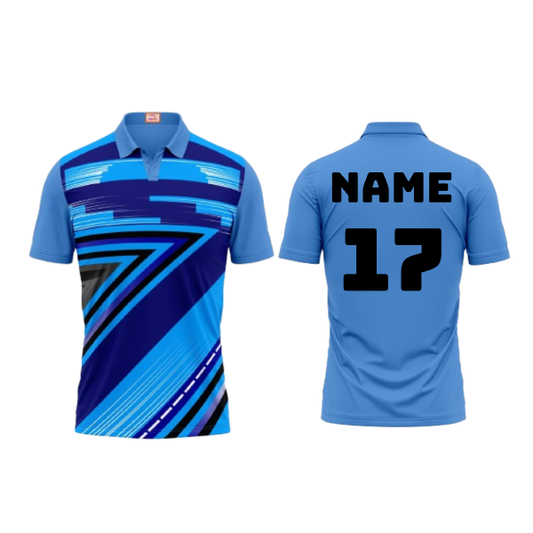 Next Print Customized Polo Neck Skyblue Jersey Design 29