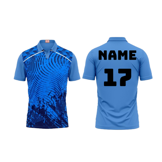 Next Print Customized Polo Neck Skyblue Jersey Design 25