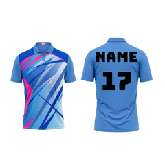 Next Print Customized Polo Neck Skyblue Jersey Design 24
