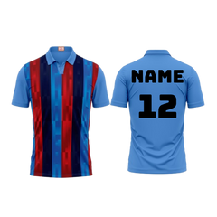 Next Print Customized Polo Neck Skyblue Jersey Design 23