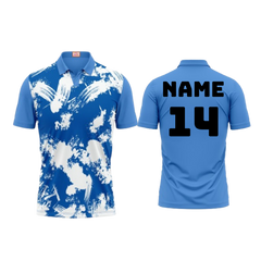 Next Print Customized Polo Neck Skyblue Jersey Design 22