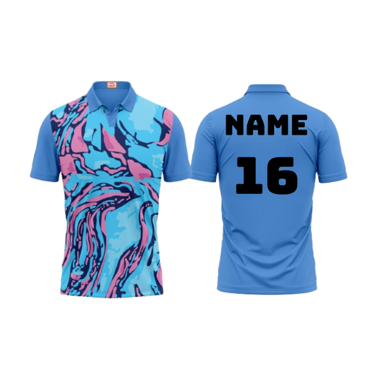 Next Print Customized Polo Neck Skyblue Jersey Design 20