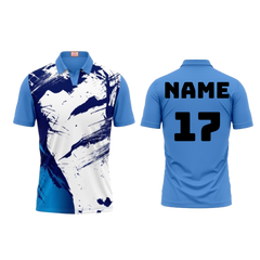 Next Print Customized Polo Neck Skyblue Jersey Design 19