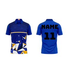Next Print Customized Polo Neck Royal Blue Jersey NPTS41