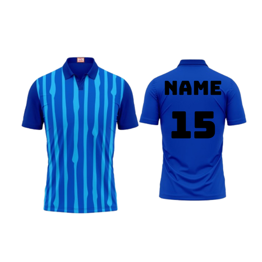 Next Print Customized Polo Neck Royal Blue Jersey NPTS34