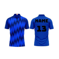 Next Print Customized Polo Neck Royal Blue Jersey NPTS27