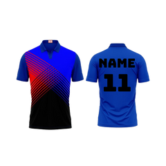 Next Print Customized Polo Neck Royal Blue Jersey NPTS20