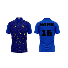 Next Print Customized Polo Neck Royal Blue Jersey NPTS17