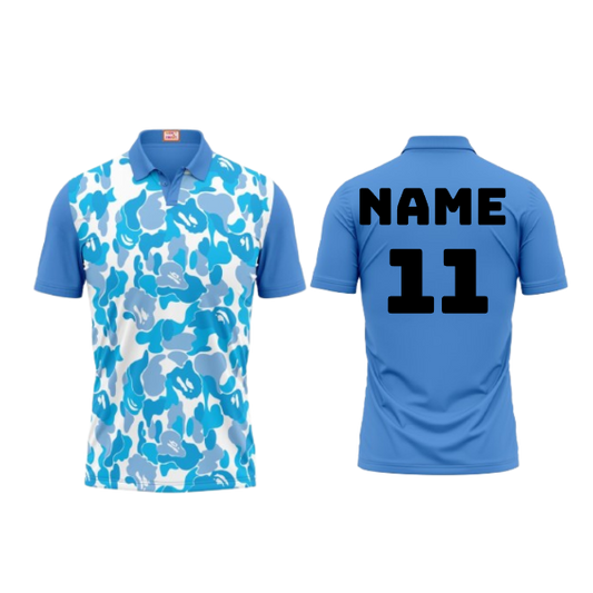 Next Print Customized Polo Neck Skyblue Jersey Design 18