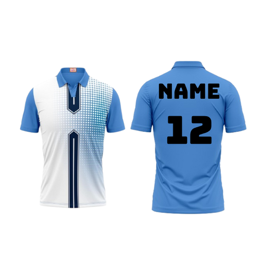 Next Print Customized Polo Neck Skyblue Jersey Design 17