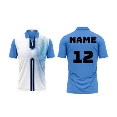 Next Print Customized Polo Neck Skyblue Jersey Design 17