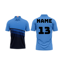 Next Print Customized Polo Neck Skyblue Jersey Design 16