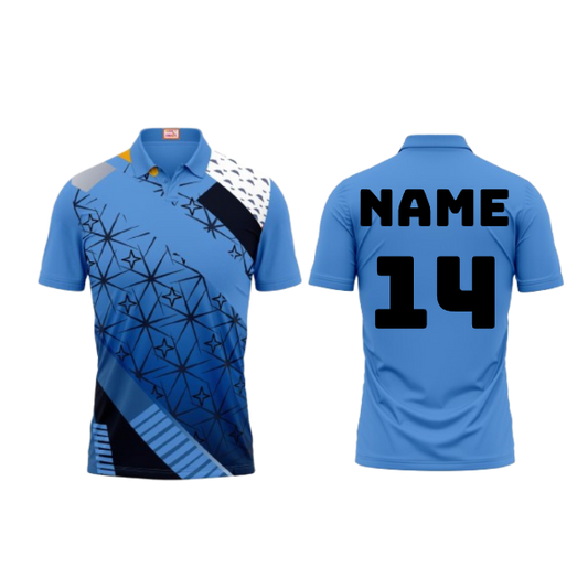 Next Print Customized Polo Neck Skyblue Jersey Design 15
