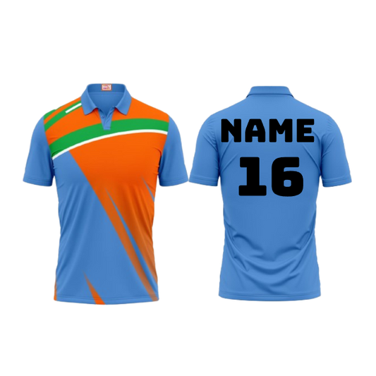 Next Print Customized Polo Neck Skyblue Jersey Design 13