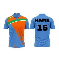 Next Print Customized Polo Neck Skyblue Jersey Design 13