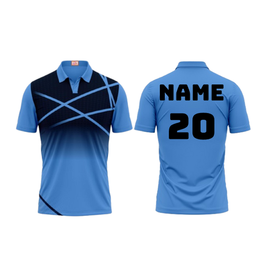 Next Print Customized Polo Neck Skyblue Jersey Design 9