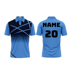 Next Print Customized Polo Neck Skyblue Jersey Design 9