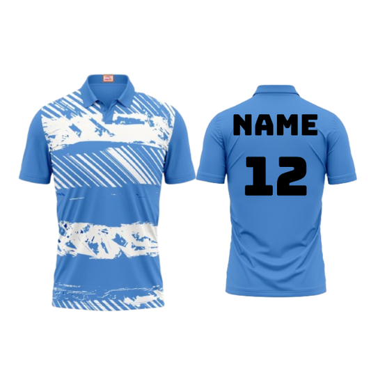 Next Print Customized Polo Neck Skyblue Jersey Design 7