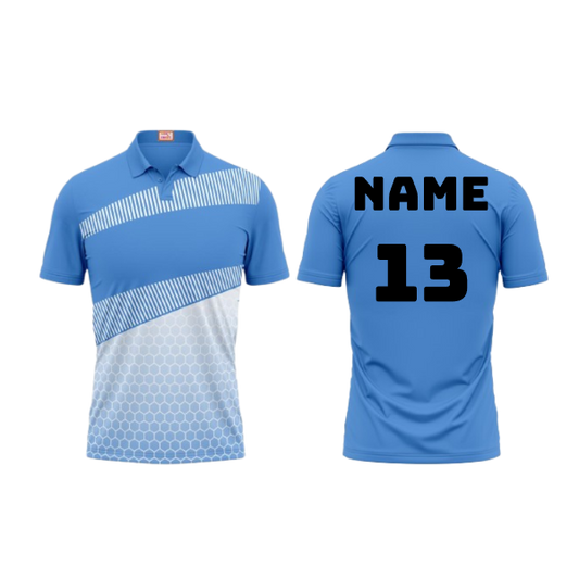 Next Print Customized Polo Neck Skyblue Jersey Design 6