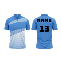 Next Print Customized Polo Neck Skyblue Jersey Design 6