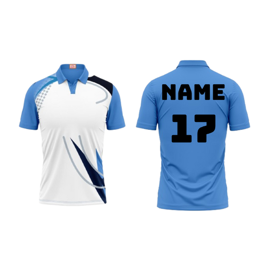 Next Print Customized Polo Neck Skyblue Jersey Design 2