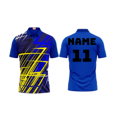Next Print Customized Polo Neck Royal Blue Jersey NPTS12