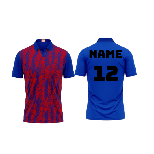 Next Print Customized Polo Neck Royal Blue Jersey NPTS11