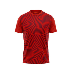 Red Round Neck Half Sleeve Tshirt NextprintrG173