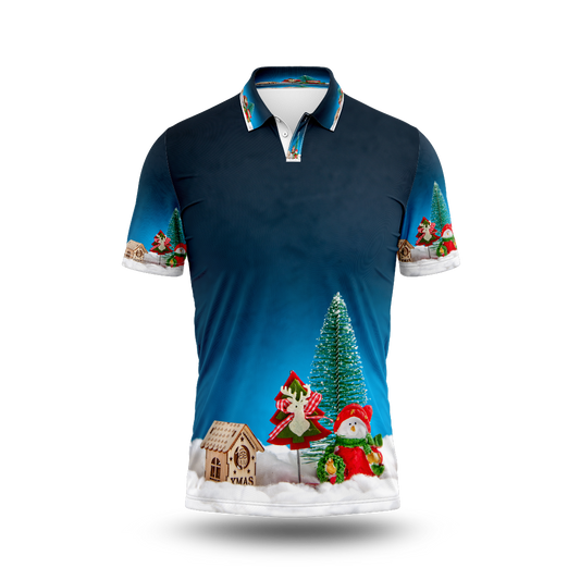 Christmas Tree Printed T-Shirt.