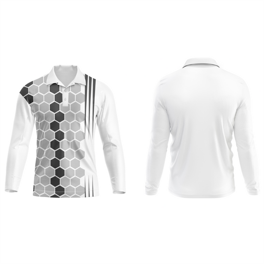 Next Print Polo Neck White Customized Jersey NP00001A69