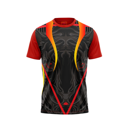 Red Round Neck Half Sleeve Tshirt NextprintrH118