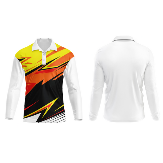 Next Print Polo Neck White Customized Jersey NP00001A66