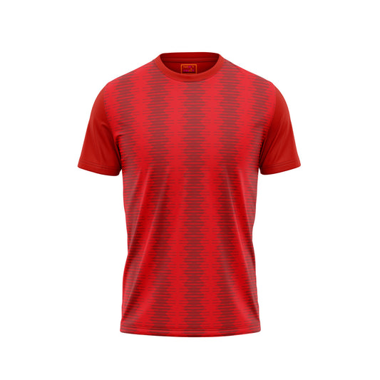 Red Round Neck Half Sleeve Tshirt NextprintrH124