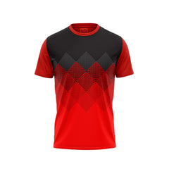 Red Round Neck Half Sleeve Tshirt NextprintrH158